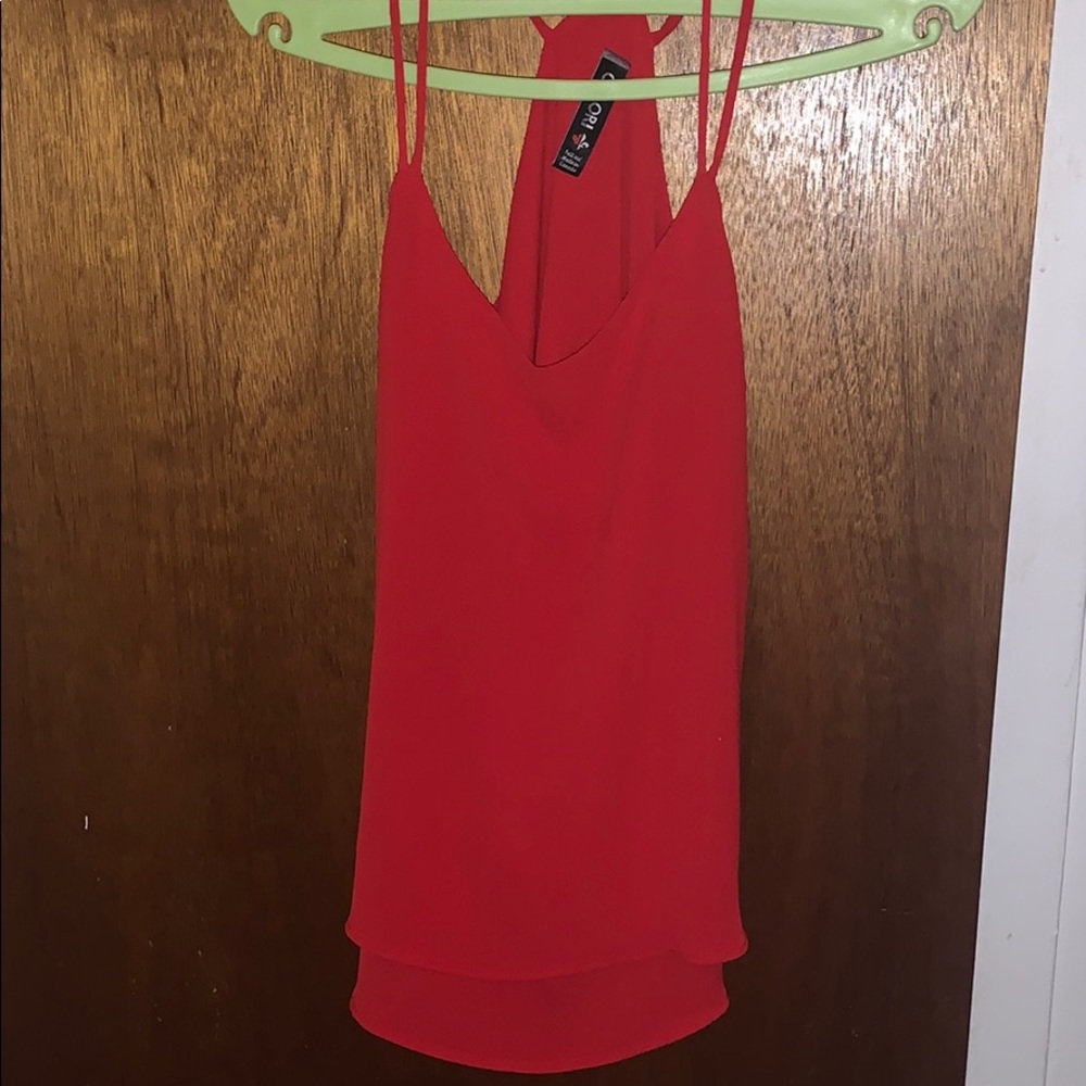 Gorgeous polyester tank blouse